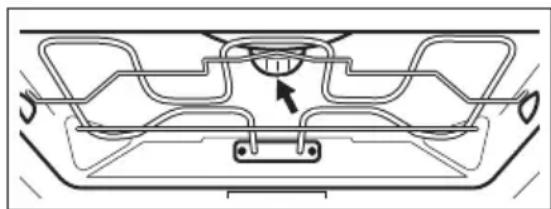 AEG KPK742280M - Top lamp - 1