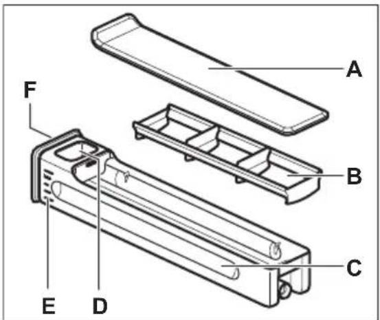 AEG KSK792280B - Bac à eau - 1