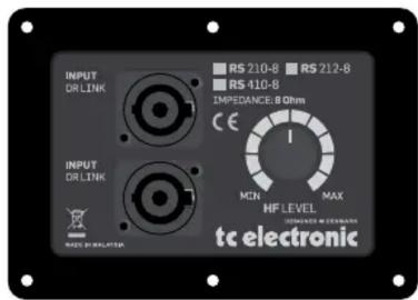 TC ELECTRONIC RS410 - Connexions haut-parleur - 8 Ohm - 1