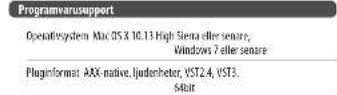 TC ELECTRONIC VSS3 Native - Specifikationer - 2