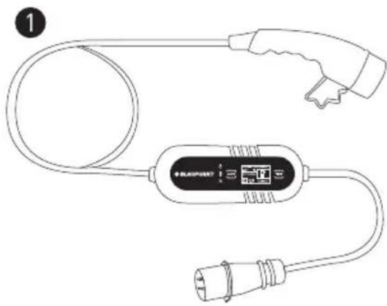 BLAUPUNKT P3PM2T2 - Introduction au chargeur portable de vehicule electrique (EV) (mode 2) - 1