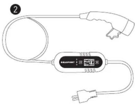 BLAUPUNKT P3PM2T2 - Introduktion til den bærbare EV-oplader (Mode 2) - 2