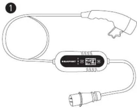 BLAUPUNKT P1PM2T2 - Introduccion del cargador porttil para vehiculos electricos (Mode 2) - 1
