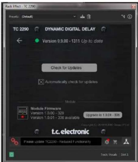 TC ELECTRONIC TC2290DT - Software-updates hardware-eenheid (optioneel) - 1