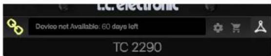 TC ELECTRONIC TC2290DT - Anslutningsstatus till maskinvaruenheten - 3
