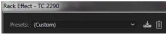 TC ELECTRONIC TC2290DT - Presets - 1