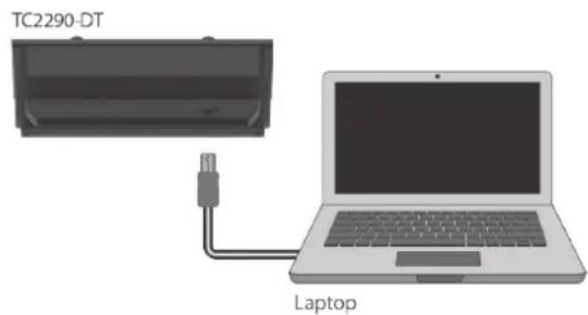 TC ELECTRONIC TC2290DT - Collegamento del controller desktop TC2290-DT (quando è stata acquistata la versione di controller desktop DT) - 1
