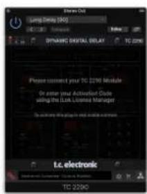 TC ELECTRONIC TC2290DT - Activation when you have purchased the NATIVE version - 9