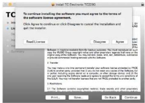 TC ELECTRONIC TC2290DT - Installation on a Mac - 3