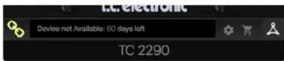 TC ELECTRONIC TC2290DT - Stato della connessione all'unità hardware - 3
