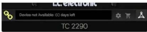 TC ELECTRONIC TC2290DT - Verbindungsstatus zur Hardwareeinheit - 3