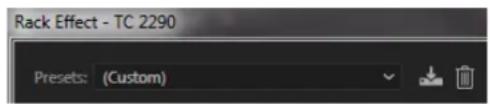 TC ELECTRONIC TC2290DT - Voreinstellungen - 2