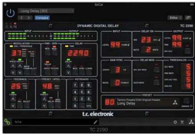 TC ELECTRONIC TC2290DT - Controli primari e secondari - 1