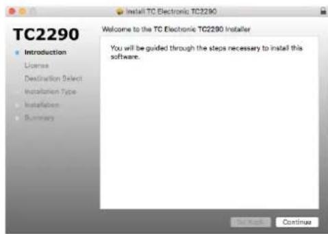 TC ELECTRONIC TC2290DT - Installation on a Mac - 2