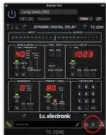 TC ELECTRONIC TC2290DT - User Presets Custom Chorus Delay [78] - 1