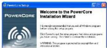 TC ELECTRONIC PowerCore X8 - GUIDE D'INSTALLATION WINDOWS - 1