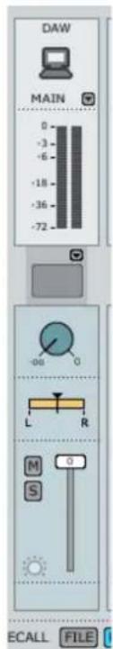 TC ELECTRONIC Konnekt Live - DAW Main - faders et vu-mêtres - 1