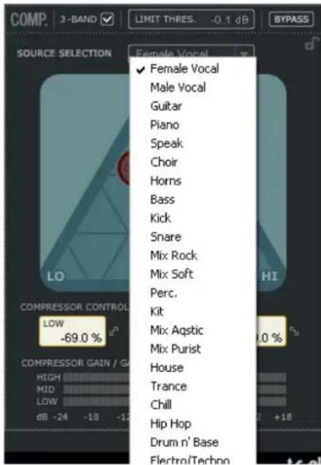 TC ELECTRONIC Konnekt Live - Selection de la source - 1