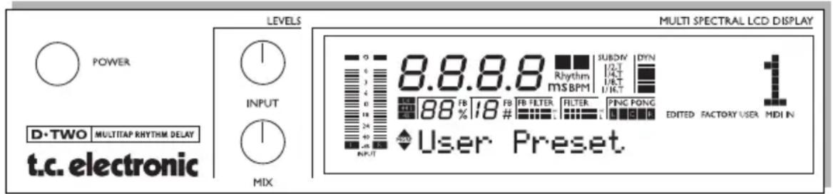 TC ELECTRONIC DTWO - Merci d'avoir besoin le nouveau Délai multi-tap D·TWO. - 3