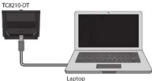 TC ELECTRONIC TC8210DT - Connecting the TC8210-DT Desktop Controller (when you have purchased the DT Desktop Controller version) - 1