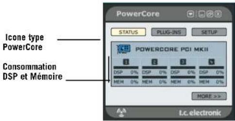 TC ELECTRONIC PowerCore Firewire - PAGE STATUS - 1
