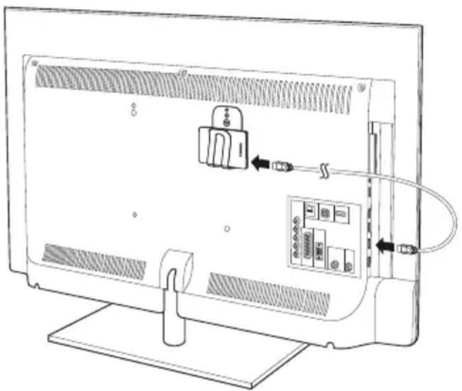 TOSHIBA STOR.E Alu TV Kit - Ansluta enheten till TV:n - 1