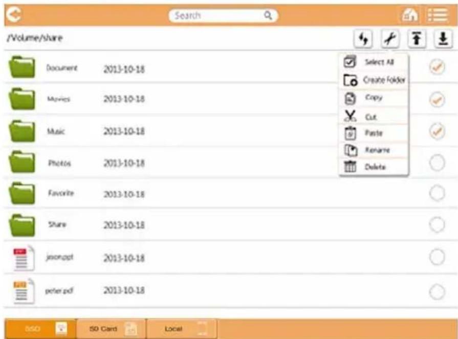TOSHIBA Canvio AeroMobile - Rozhrani pro správu souboru/složek - 2