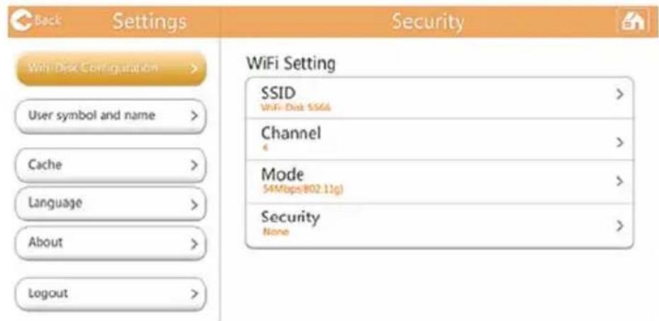TOSHIBA Canvio AeroMobile - WLAN-Einstellungen für die App - 1