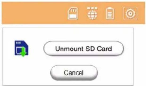 TOSHIBA Canvio AeroMobile - Unmount SD card - 1