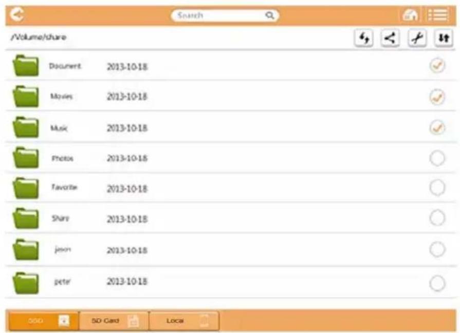 TOSHIBA Canvio AeroMobile - File/Folder Management interface - 1
