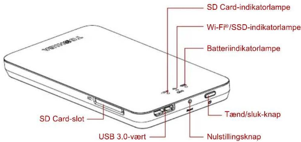 TOSHIBA Canvio AeroMobile - BEMARK Batterilevetiden varierer afhengigt af brugerbetingelsene. - 1