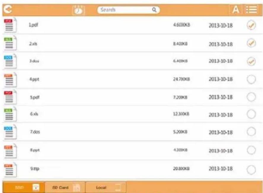 TOSHIBA Canvio AeroMobile - Écran de gestion des documents - 1