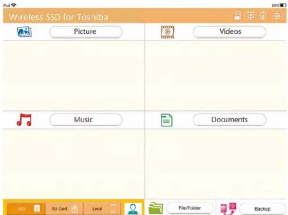 TOSHIBA Canvio AeroMobile - OCHOBHON Be6- nHTeppeic - 1