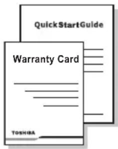 QuickStartGuide Warranty Card TOSHIBA
