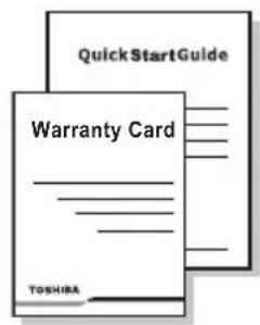 QuickStartGuide Warranty Card TOSHIBA