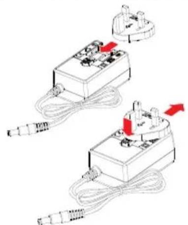 TOSHIBA Canvio Desk - Installieren und Entfernen der austauschbaren Stecker - 2