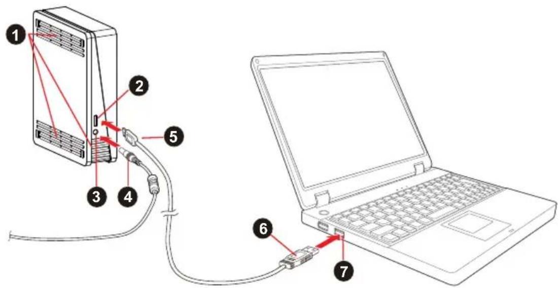 TOSHIBA Canvio Desk - Podłuczanie dysku do komputera - 1