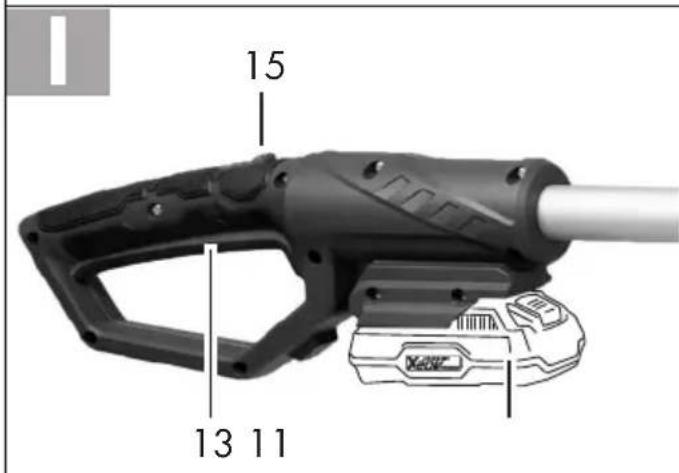 PARKSIDE PAHE 20Li B2 - Exploded Drawing · Explosionszeichnung   Vue éclatée · Explosietekening   Rysunki eksplozyine · Rozvinuté náčrtky   Vykres náhradných dielov · Eksplosionstegning   Plano de explosión - 5