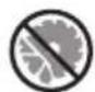 PARKSIDE PMNF 1500 A1 - Other symbols on the cutting disc: - 1