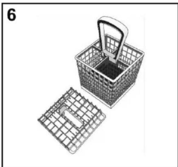 ROSIERES RI 4E2DFB47 - PANIER A COUVERTS (Uniquement dans certains modèles) - 1