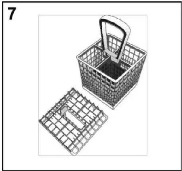 ROSIERES RI 6E4L0FB47 - PANIER A COUVERTS (Uniquement dans certains modèles) - 1
