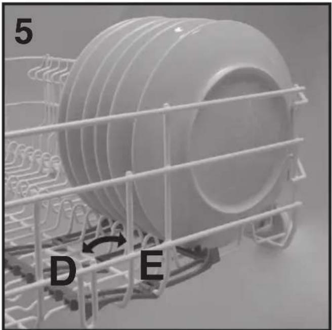 ROSIERES RI 6E4L0FB47 - Utilisation du panier inférieur - 4