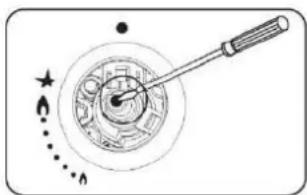 ROSIERES TR631NORB1 - CASO 2: vite di regolazione non visibile (v. Figura 3B) - 2