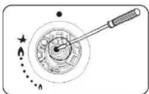 ROSIERES TR631NORB1 - CAS 2 : vis de régulation non visible (voir figure 3B) - 1