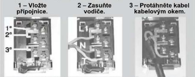 ROSIERES TR631NOX1 - Postup pripojen: - 1