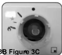 ROSIERES TR631NOX1 - CASE 2: regulating screw not visible (see figure 3B) - 2