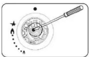 ROSIERES TR631NOX1 - PRIPAD 2: Regulačni šroub není vidět (viz obrázek 3B) - 2