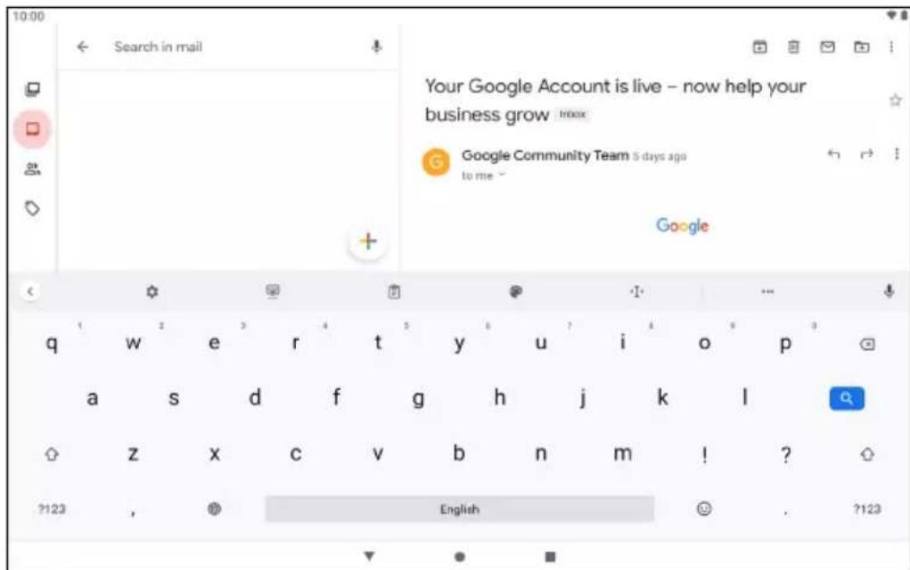 ACER Enduro EUT110A11A - Le clavier virtuel - 1