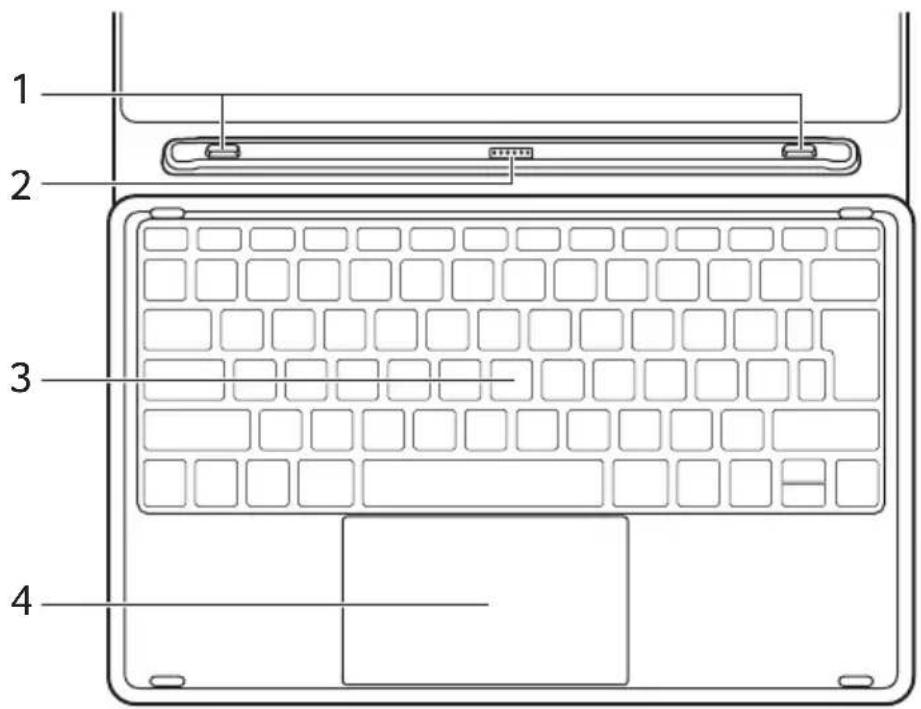 ACER Enduro ET11031W - Vue du clavier (en option) - 1