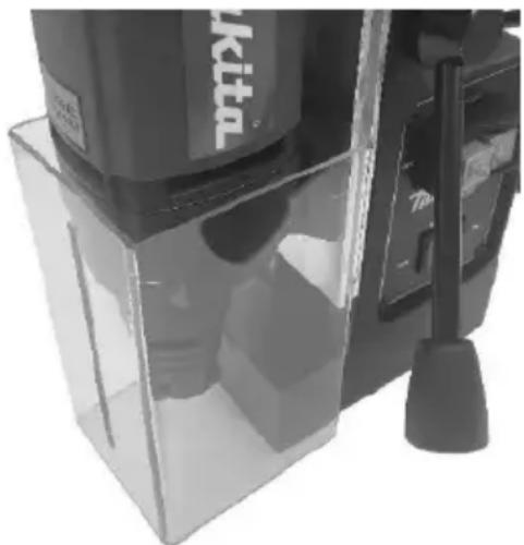 MAKITA HB350 - ANWEISUNGEN ZUR BOHRSCHUTZVORRICHUNG - 1